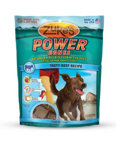 Zuke's Power Bones Natural Endurance Treats for Dogs Beef 6 oz.