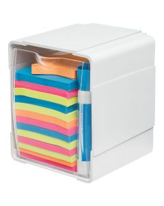 DEFLECTO Single Tilt Bin-White