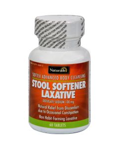 Naturade Softex Stool Softener Laxative - 60 Tablets