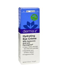 Derma E Eye Creme Hyaluronic and Pycnogenol - 0.5 oz