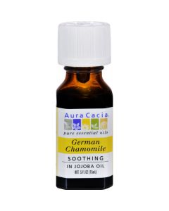Aura Cacia German Chamomile in Jojoba Oil - 0.5 fl oz