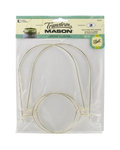 Loew-Cornell Transform Mason Wire Handles 2/Pkg-Gold
