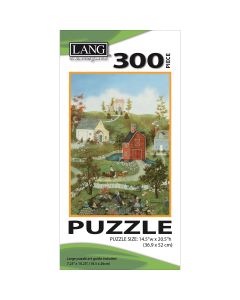 LANG Jigsaw Puzzle 300 Pieces 14.5"X20.5"-Village On The Bay