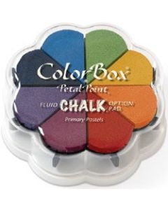 Clearsnap ColorBox Fluid Chalk Petal Point Ink Pad 8 Colors-Primary Pastels