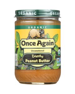 Once Again Peanut Butter - Organic - Crunchy - 16 oz - case of 12