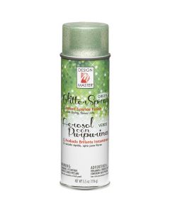 Design Master Glitter Spray 6oz-Green
