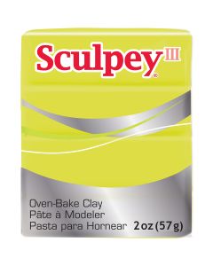 Polyform Sculpey III Polymer Clay 2oz-Acid Yellow