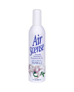 Air Scense Air Freshener - Vanilla - Case of 4 - 7 oz