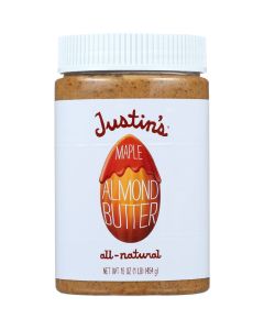 Justin's Nut Butter Justins Nut Butter Almond Butter - Maple - Jar - 16 oz - case of 6