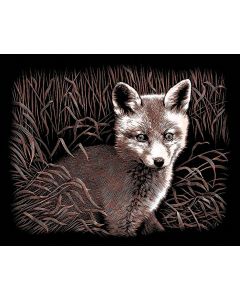 Reeves Gold Scraperfoil Kit 8"X10"-Fox Cub