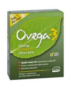 Ovega Ovega 3 - 500 mg - 30 Softgels