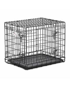 Midwest Ultima Pro Double Door Dog Crate Black 25" x 18.50" x 21"