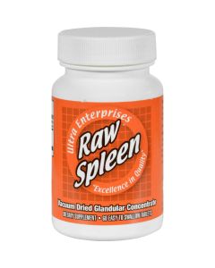 Ultra Glandulars Raw Spleen - 200 mg - 60 Tablets