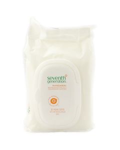 Seventh Generation Refreshing Facial Cleansing Cloths Mandarin - 30 Facial Cloths - Case of 3