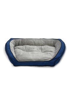Bolster Couch Pet Bed - K&H Pet Products Tufted Pillow Top Pet Bed Small Chocolate 20" x 30" x 7.5"