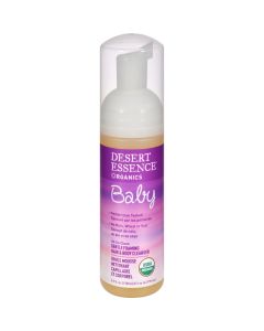 Desert Essence Baby 2 In 1 Gentle Foaming Hair and Body Cleanser Oh So Clean Fragrance Free - 5.7 fl oz