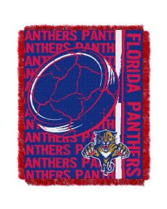 The Northwest Company Panthers  48x60 Triple Woven Jacquard Throw - Double Play Series