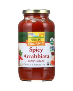 Field Day Pasta Sauce - Organic - Spicy Arrabbiata - 26 oz - case of 12