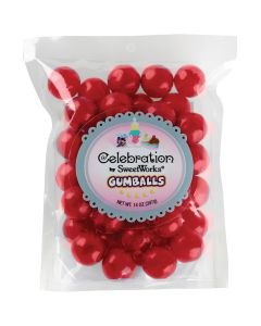 Celebrations By SweetWorks Gumballs 14oz-Red