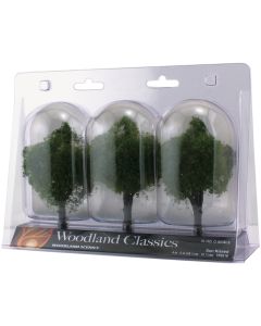 Woodland Scenics Sun Kissed Deciduous Trees 4" To 5" 3/Pkg-
