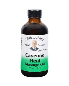 Dr. Christopher's Formulas Dr. Christopher's Cayenne Heat Massage Oil - 4 fl oz