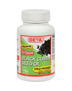 Deva Vegan Vitamins Black Cumin Seed Oil - 90 Vegetarian Capsules