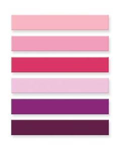 Clearsnap ColorBox Fluid Chalk Cat's Eye Ink Pads Queue 6/Pkg-Rose Petals