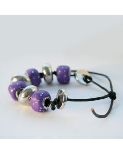 Viva Decor PARDO Jewelry Clay 56g-Lavender Jade W/Silver Glitter