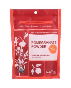 Navitas Naturals Pomegranate Powder - Organic - Freeze-Dried - 8 oz - case of 6