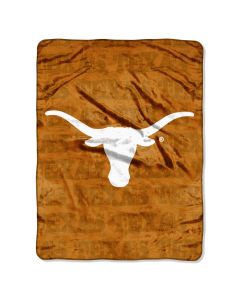 The Northwest Company Texas Micro Grunge  Micro 46x60 Raschel Throw (College) - Texas Micro Grunge  Micro 46x60 Raschel Throw (College)