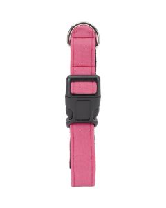 Cape Hobbycraft Large Pink Dog Collar W/Welded D-Ring Buckle-Neck Size 18"X26", 1" Width