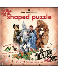 Paper House Jigsaw Shaped Puzzle 500 Pieces 15"X19"-The Wizard of Oz - Poppy Field