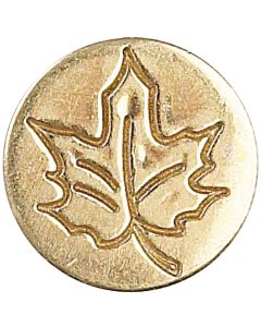 Manuscript Pen Decorative Sealing Coin .75"-Leaf