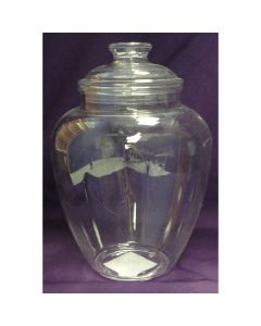 Hampton Art Acrylic Apothecary Jar 9"X5"X5"-