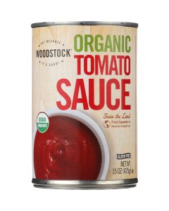 Woodstock Tomato Sauce - Organic - 15 oz - case of 12
