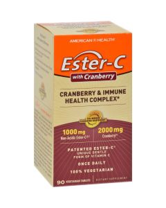 American Health Ester-C Urinary Tract Formula - 90 Vegetarian Tablets