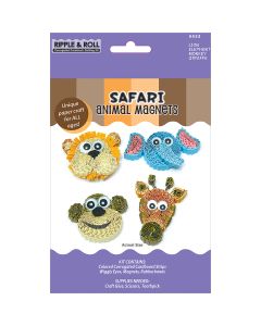 Quilled Creations Quilling Magnet Kit-Safari